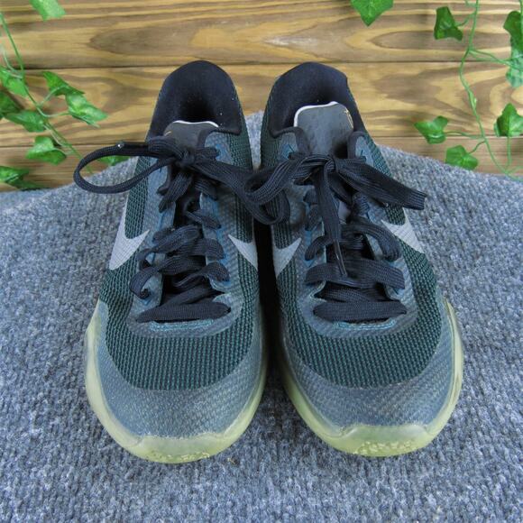 Nike Sneaker Kobe Brant X10 Boys Y 4.5 Medium Athletic Green‎ Synthetic Lace Up - Picture 2 of 7